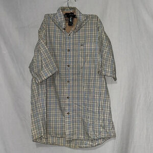 medium Wrangler Hero plaid short sleeve button up shirt